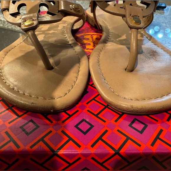 TORY BURCH | Miller Sandal | size 7 | Color- Light Makeup - Picture 6 of 7